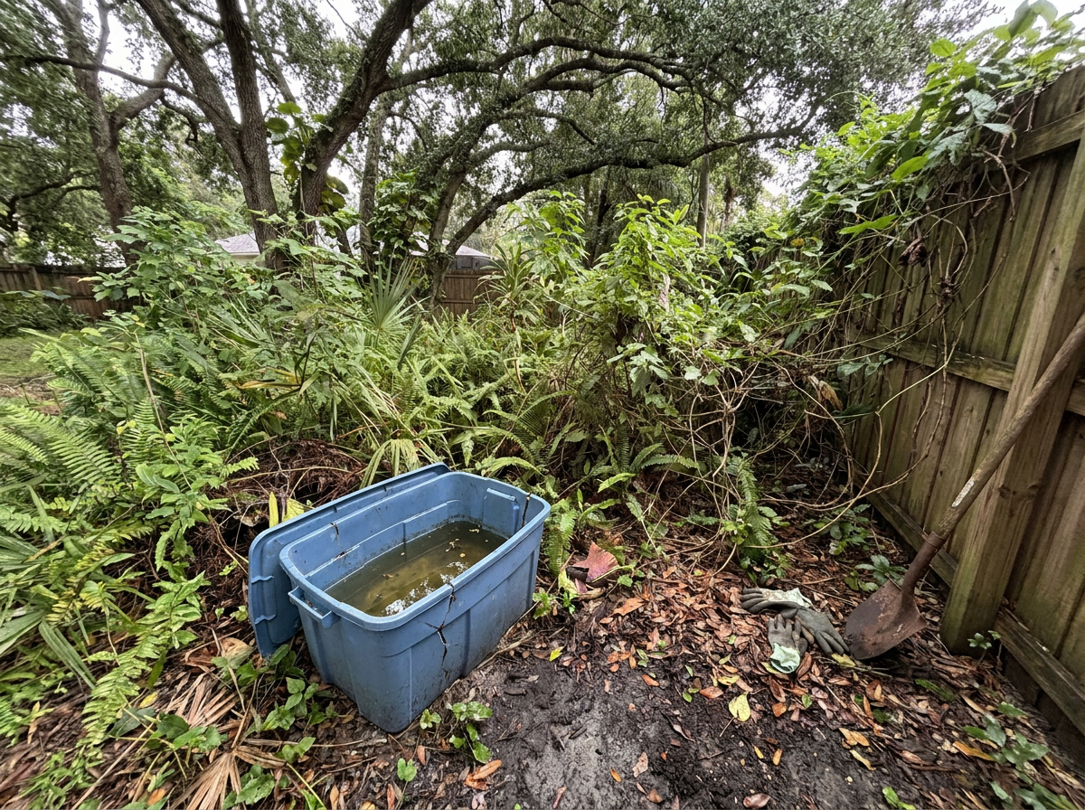 Mosquito control before