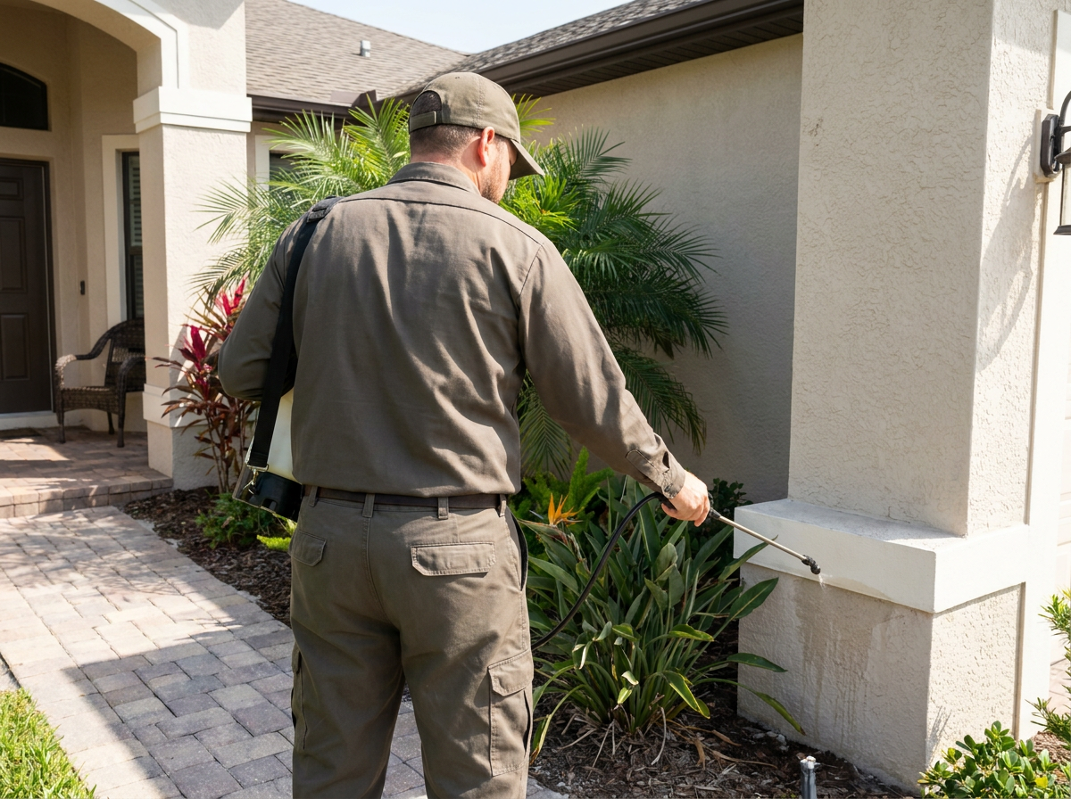 Pest control treatment after