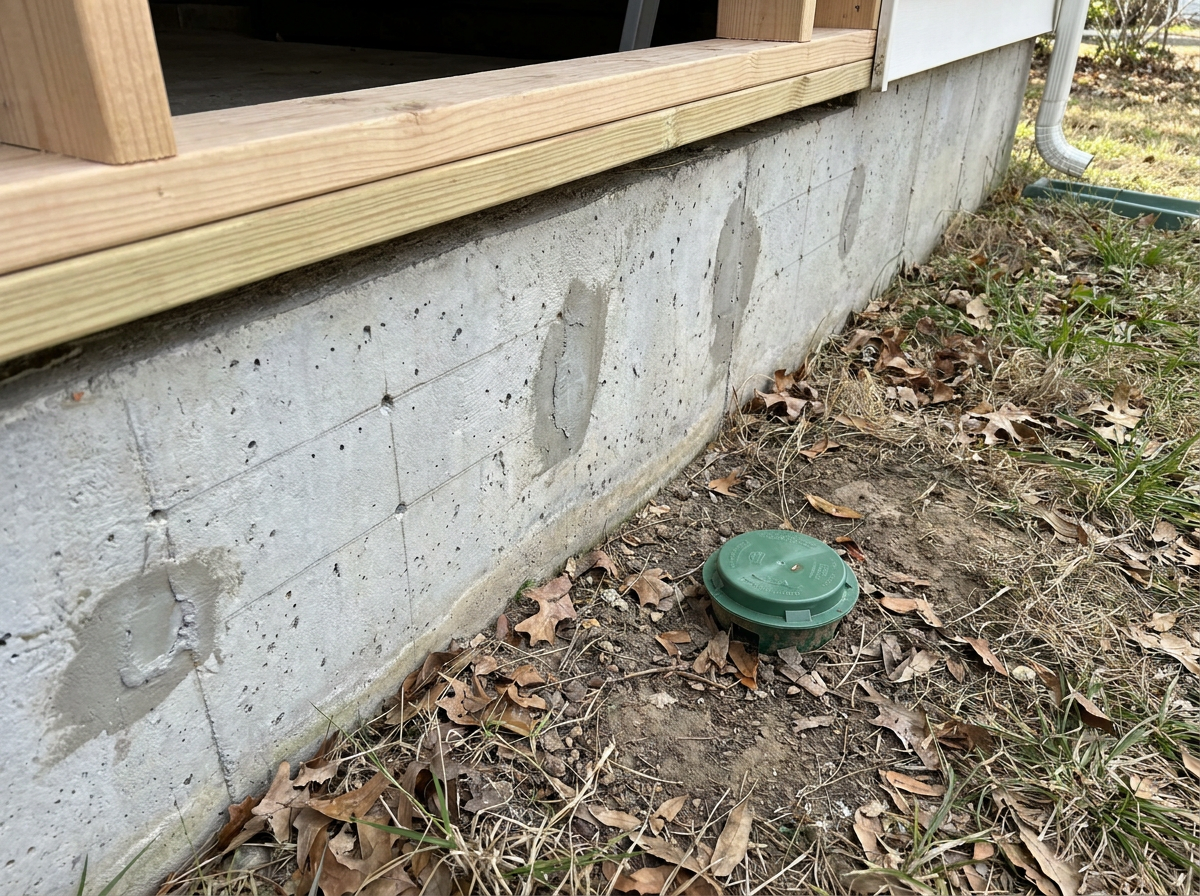 Termite control inspection after
